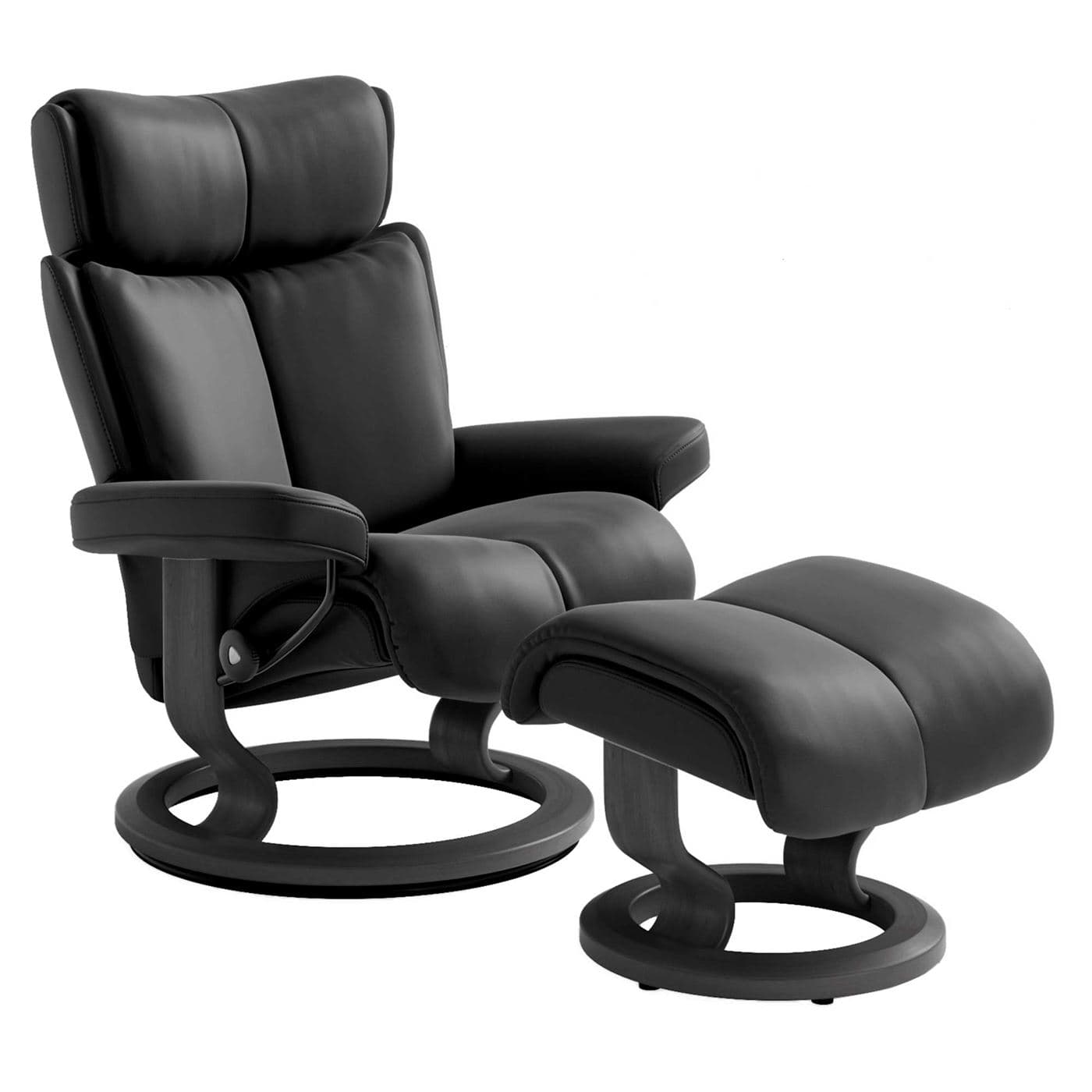 Stressless Magic Classic Chair & Stool, Choice of Batick Leather