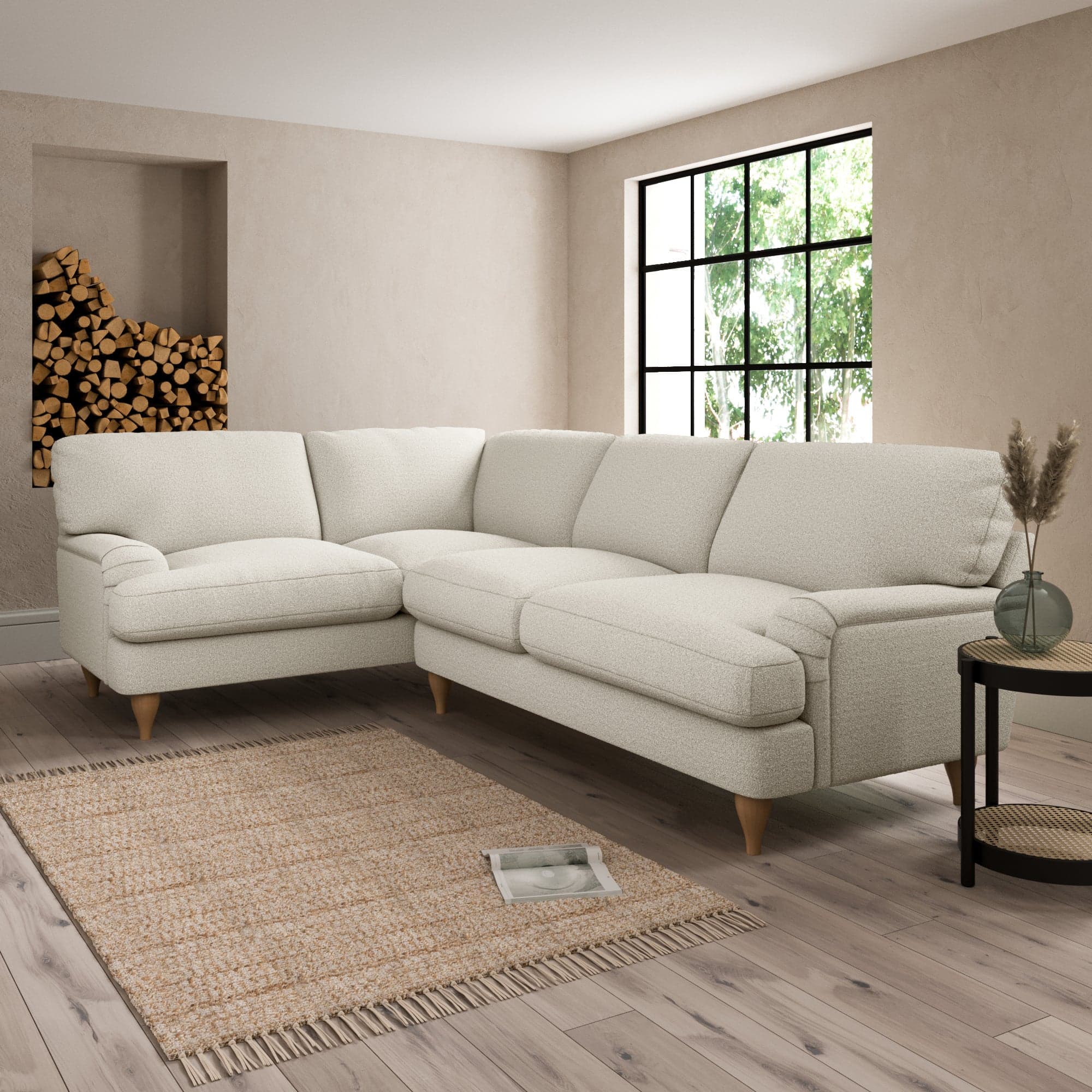 Darwin Cosy Marl Left Hand Corner Sofa Cosy Marl Chateau Grey