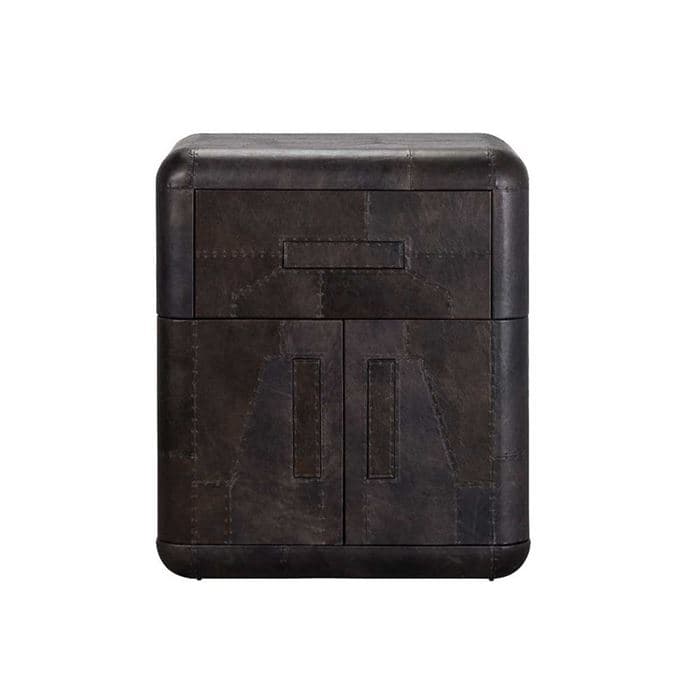 Timothy Oulton Hudson Small Bar Cabinet, Fury Black