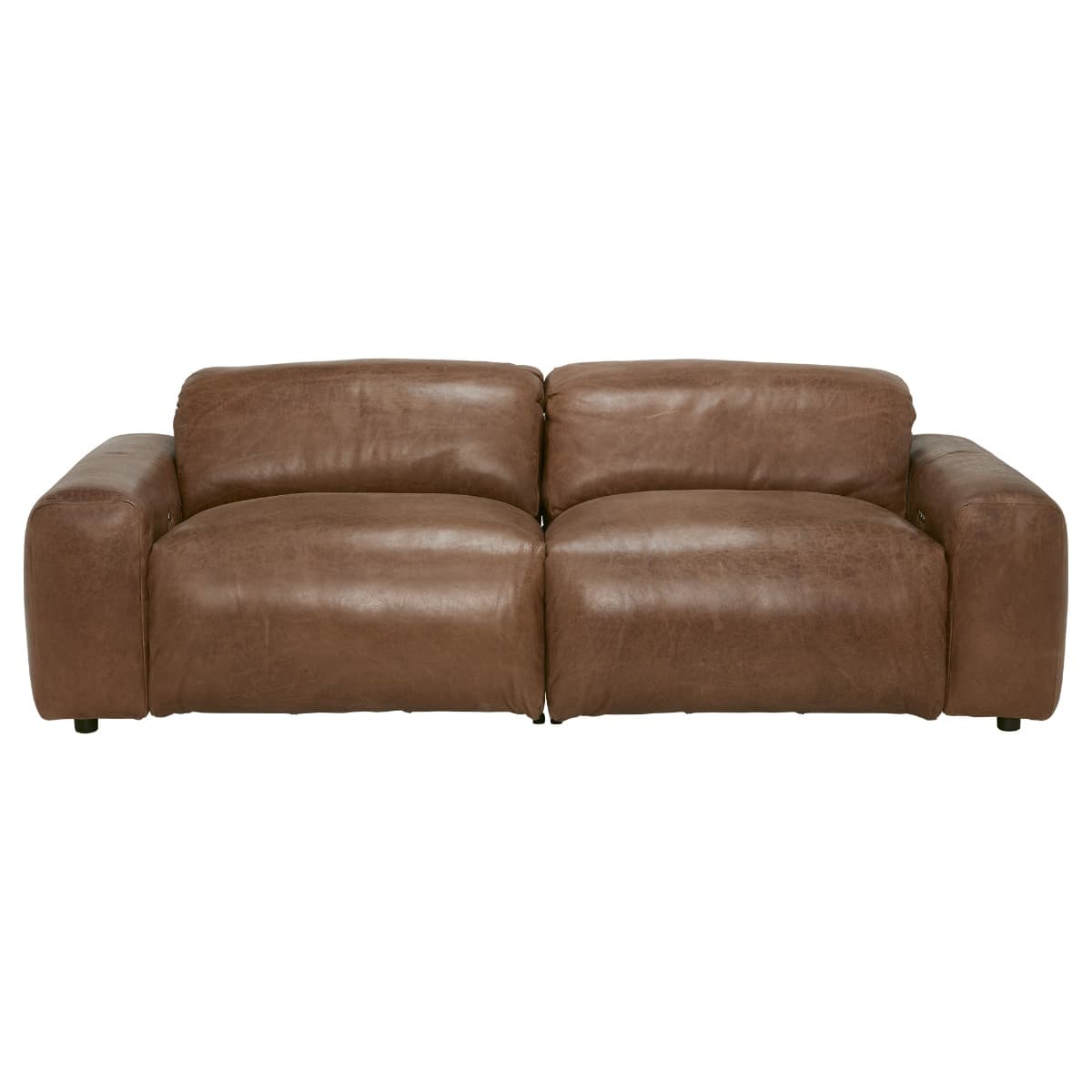 Timothy Oulton Pudgie Motion 3 Seater Sofa, Burnished Nutmeg