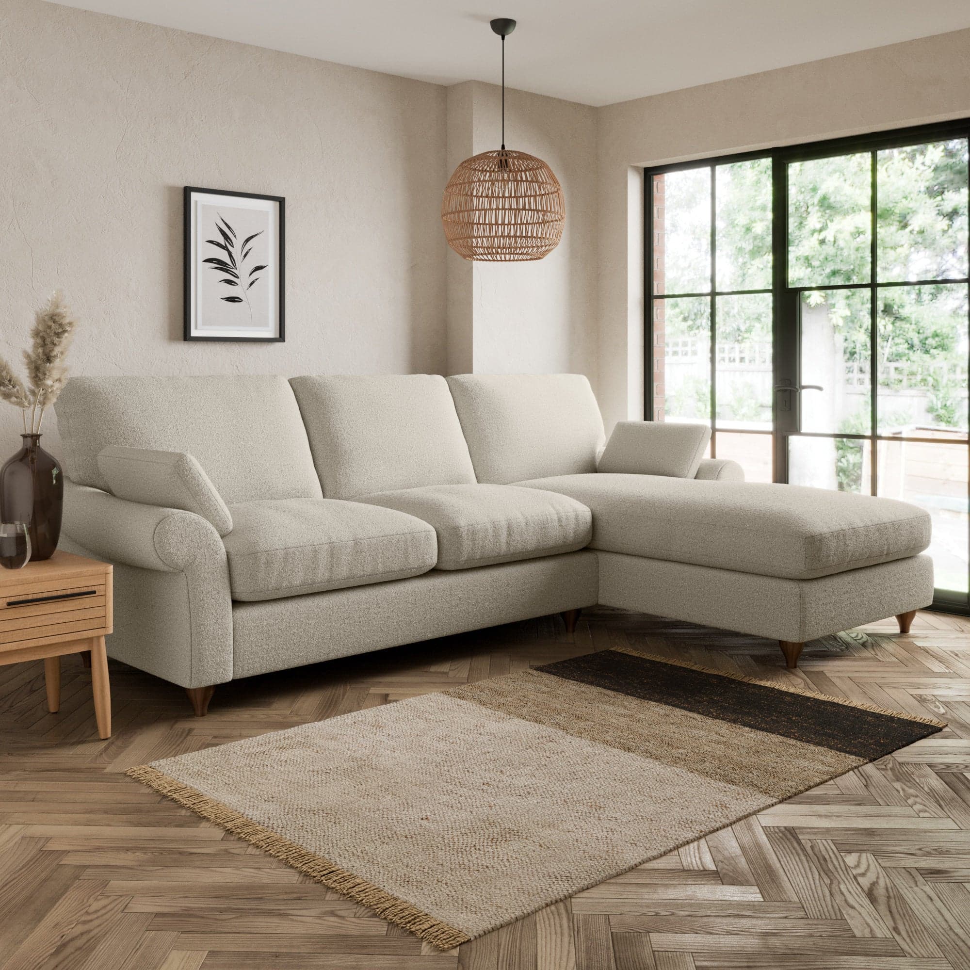 Salisbury Cosy Marl Right Hand Corner Sofa Cosy Marl Chateau Grey