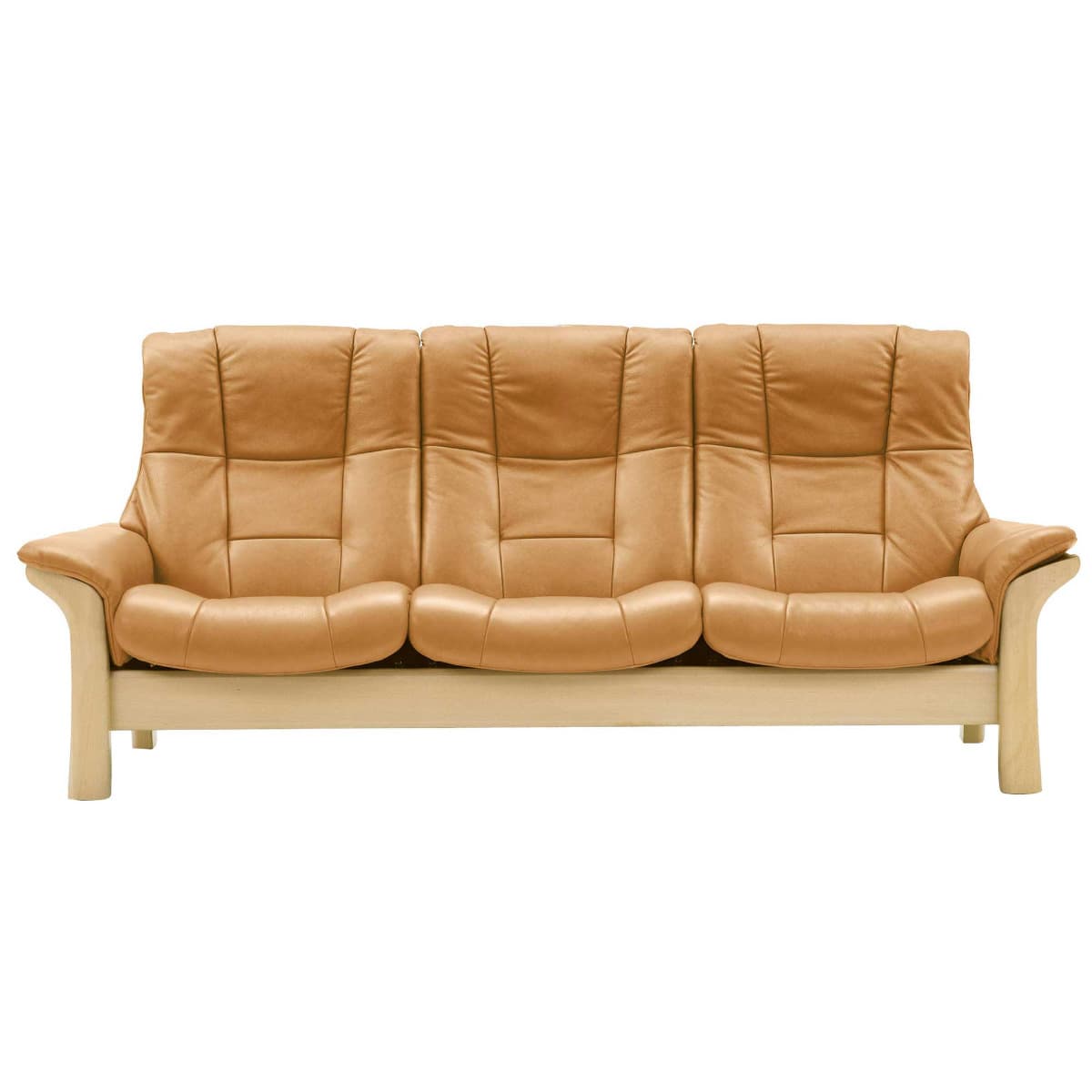 Stressless Buckingham High Back 3 Seater, Choice of Leather