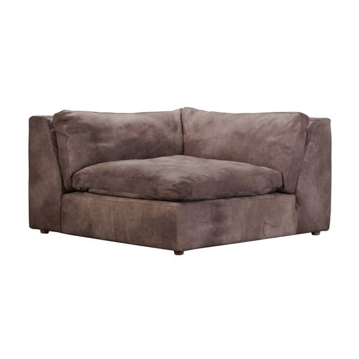 Timothy Oulton Zenna Small Sectional Corner, Safari Charcoal