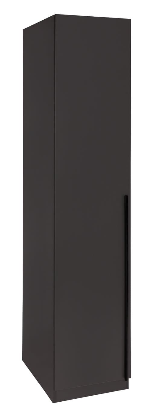 Habitat Munich 1 Door Wardrobe - Anthracite