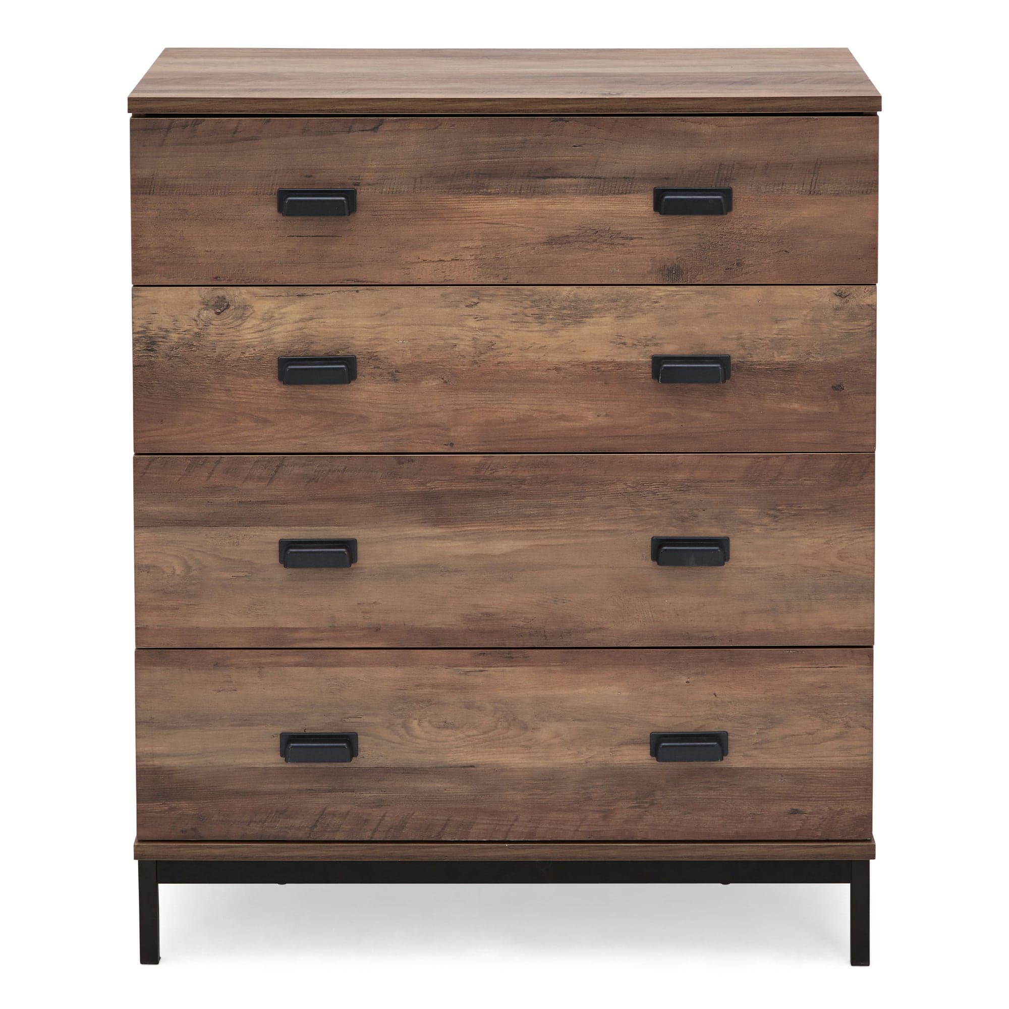 Fulton 4 Drawer Chest Brown