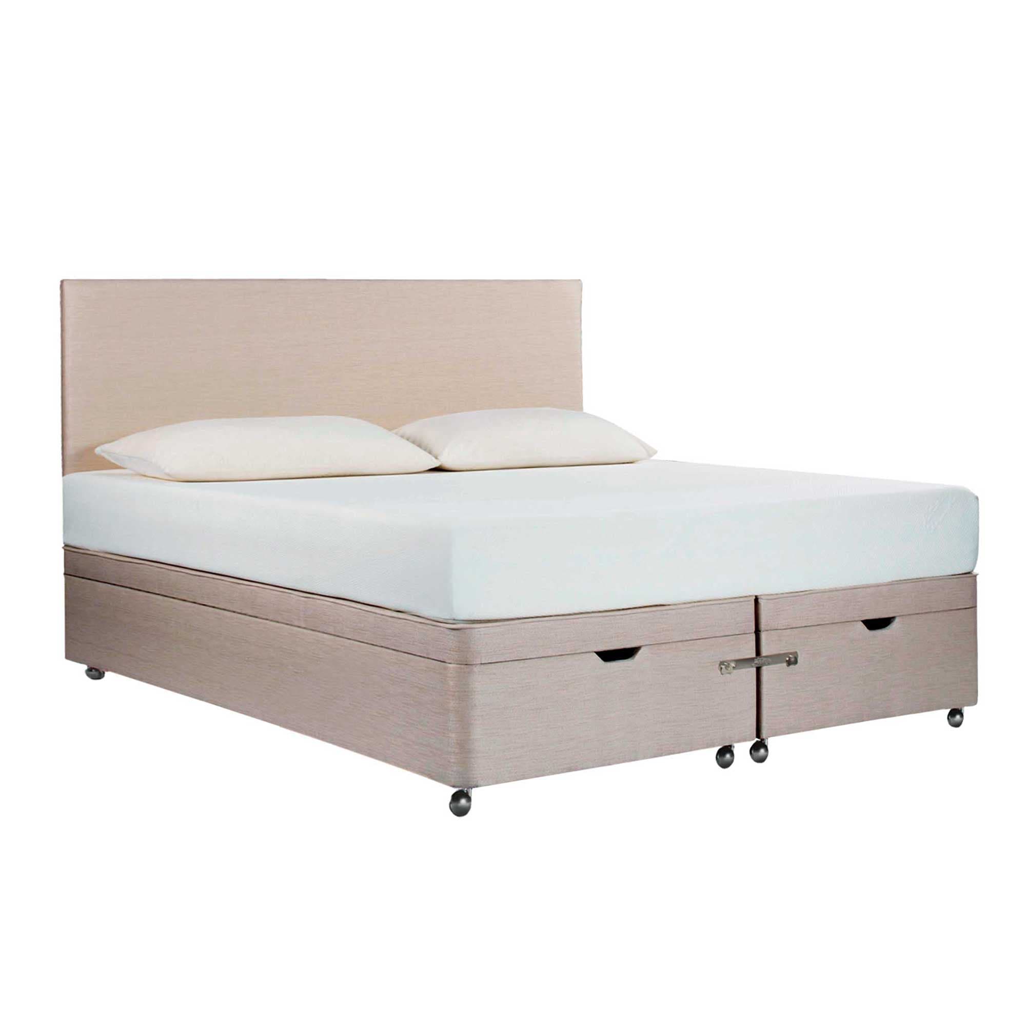 Tempur Ardennes Ottoman Bed Base, Biscuit