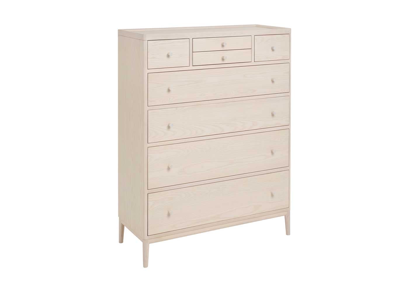 Ercol Salina 8-Drawer Tall Chest