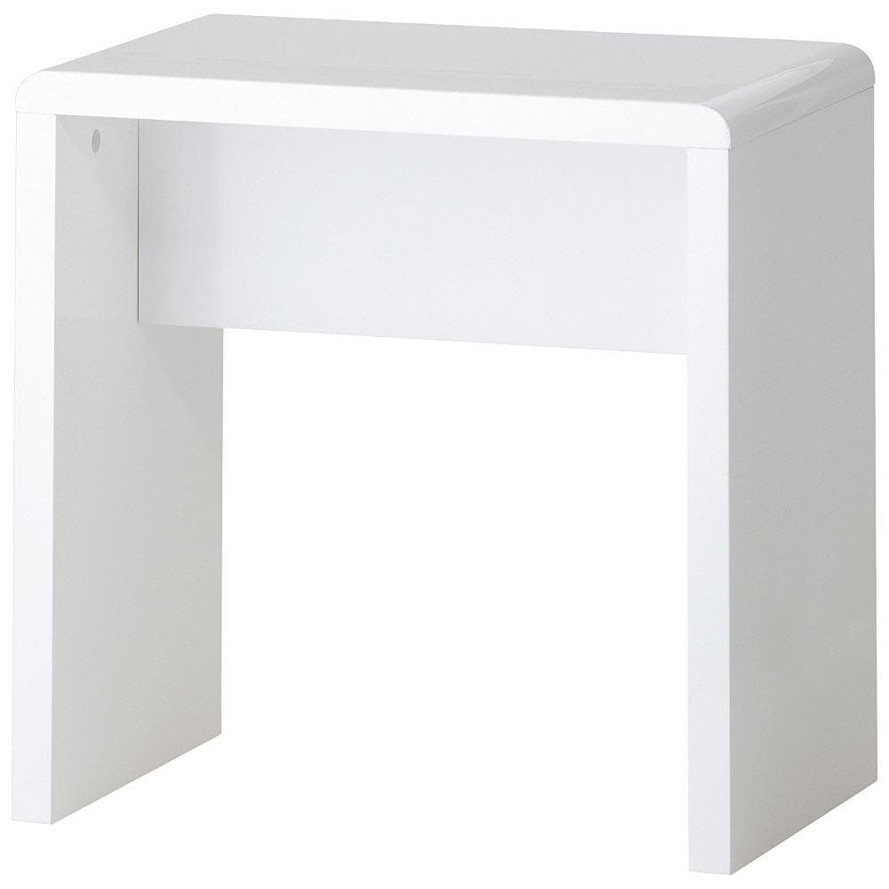Manhattan White Wooden Dressing Table Stool