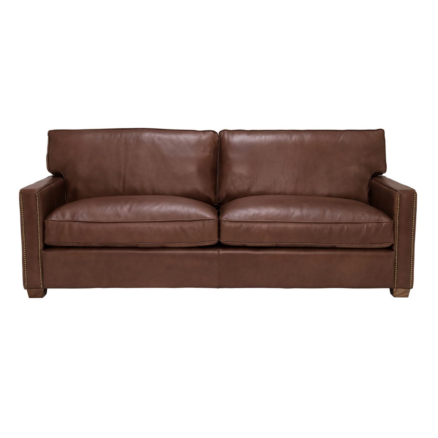 Timothy Oulton Viscount William 3 Seater Leather Sofa, Savage