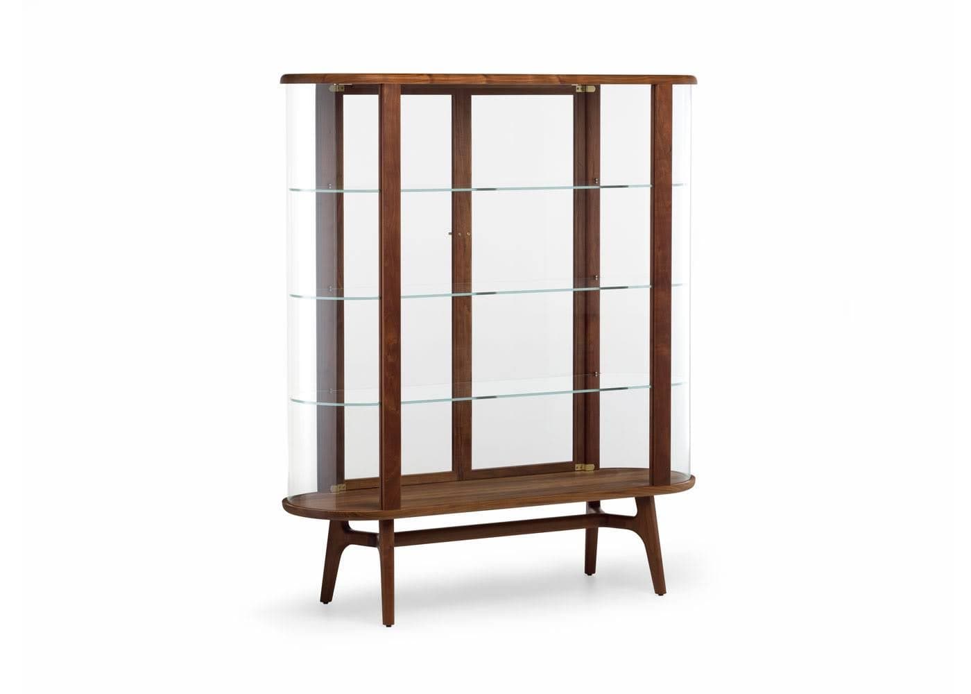 De La Espada Solo Tall Vitrine Walnut