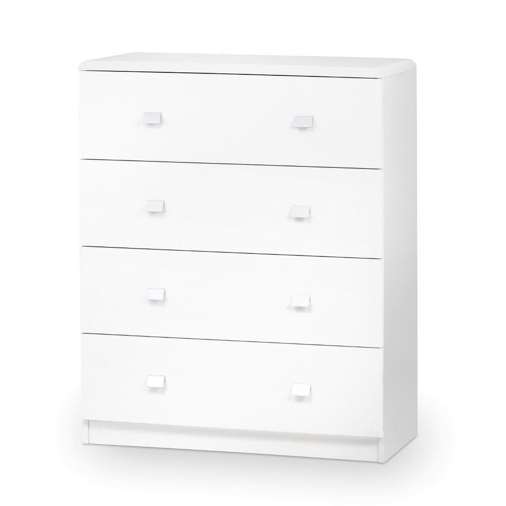 Apollo White Wooden 4 Drawer Chest